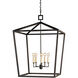Denison 5 Light 32 inch Mole Black Lantern Pendant Ceiling Light, Grande